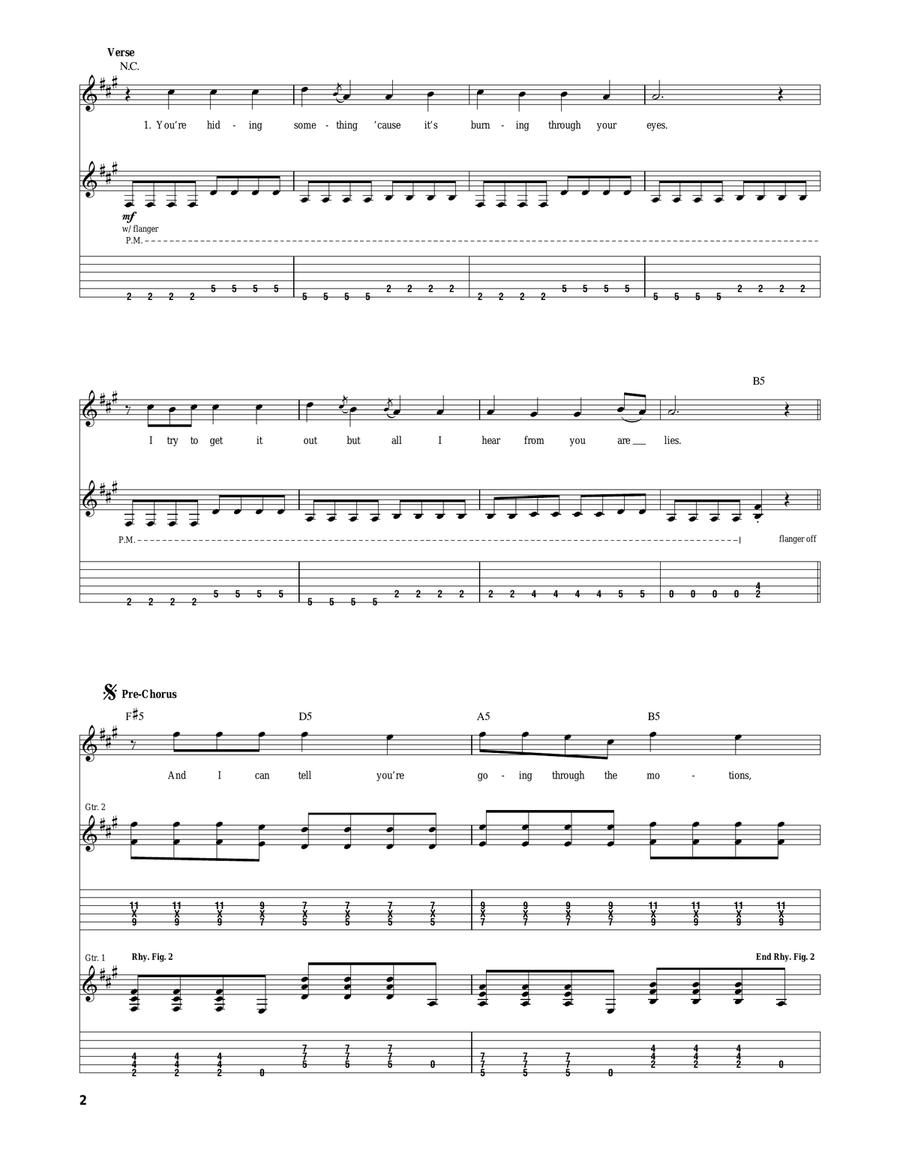 All Downhill From Here All Downhill From Here Acoustic Guitar scores gallery preview page 2