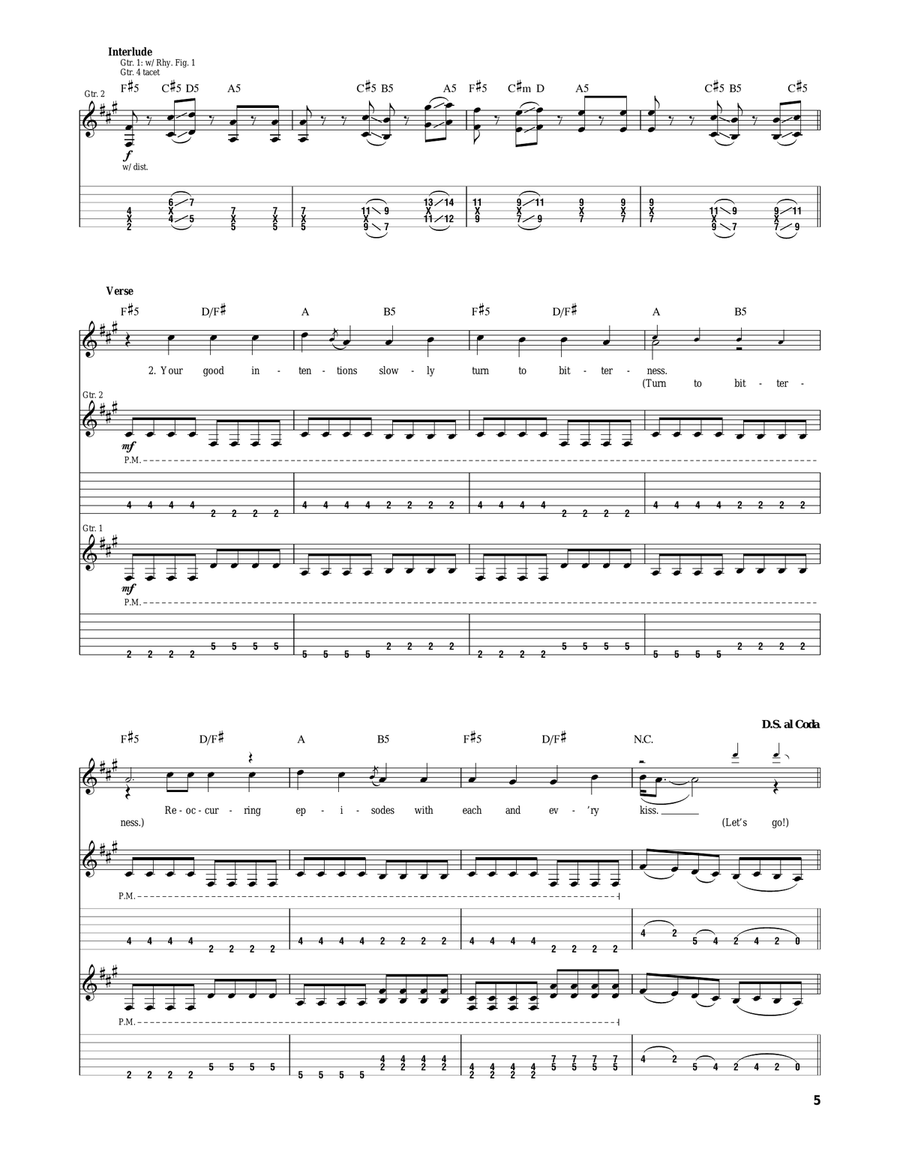All Downhill From Here All Downhill From Here Acoustic Guitar scores gallery preview page 5