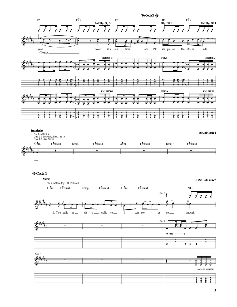 Ending In Tragedy Ending In Tragedy Acoustic Guitar scores gallery preview page 3