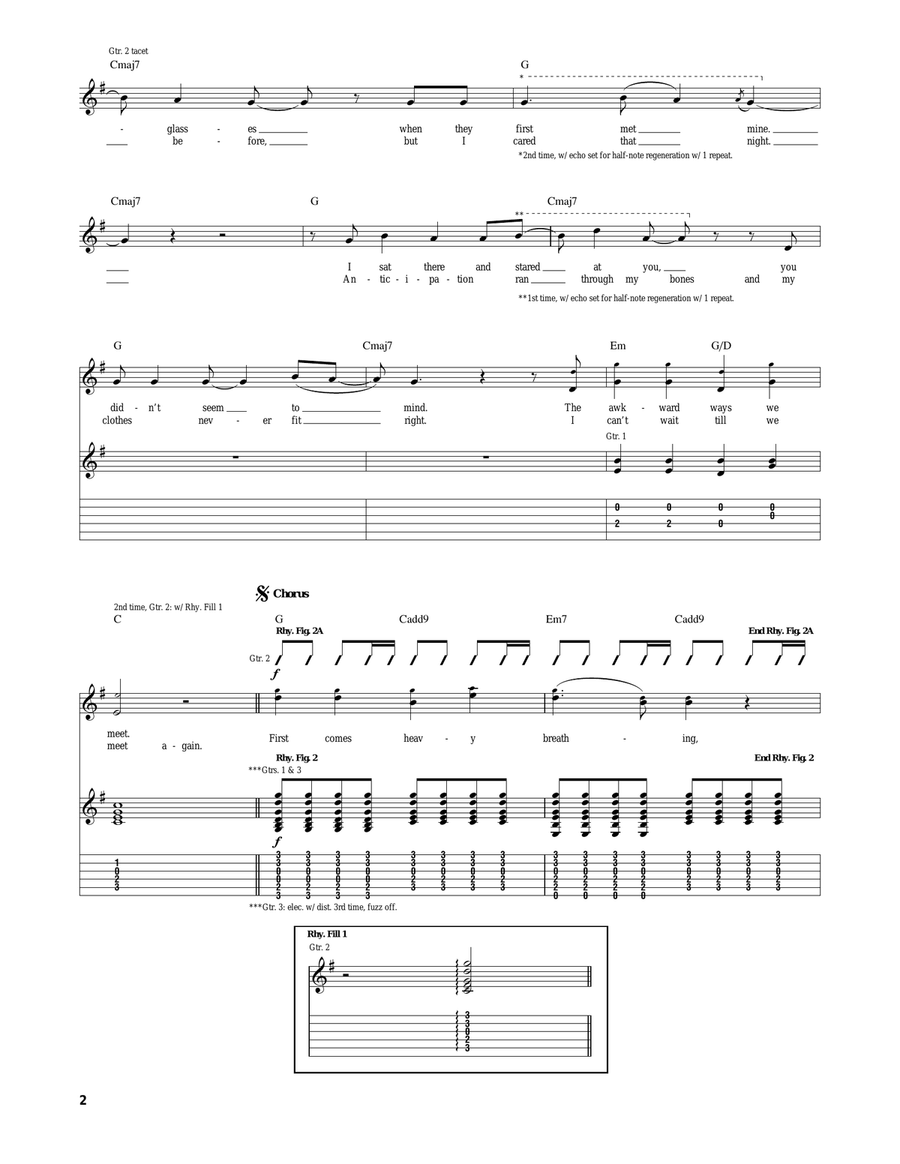 I Don't Wanna Know I Don't Wanna Know Acoustic Guitar scores gallery preview page 2