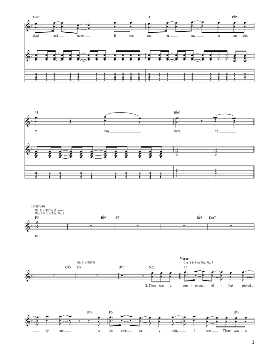 Truth Of My Youth Truth Of My Youth Acoustic Guitar scores gallery preview page 3
