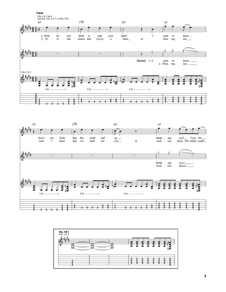 Your Biggest Mistake Your Biggest Mistake Acoustic Guitar scores gallery preview page 3