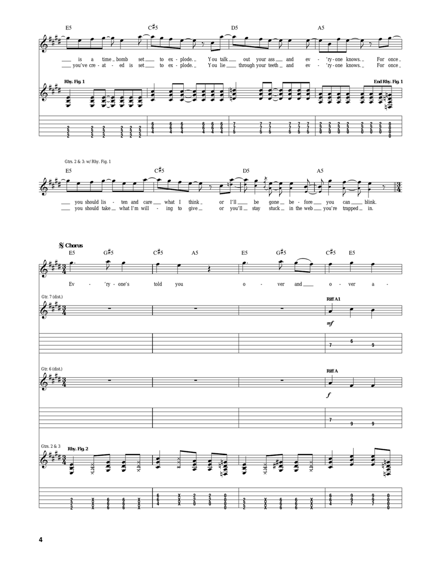 Your Biggest Mistake Your Biggest Mistake Acoustic Guitar scores gallery preview page 4