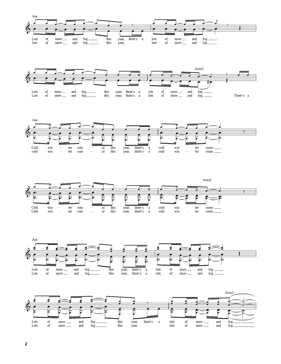 Untitled Untitled Acoustic Guitar scores gallery preview page 2