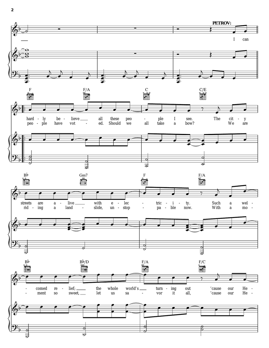 Finally Home Piano, Vocal, Guitar - Digital Sheet Music page 2