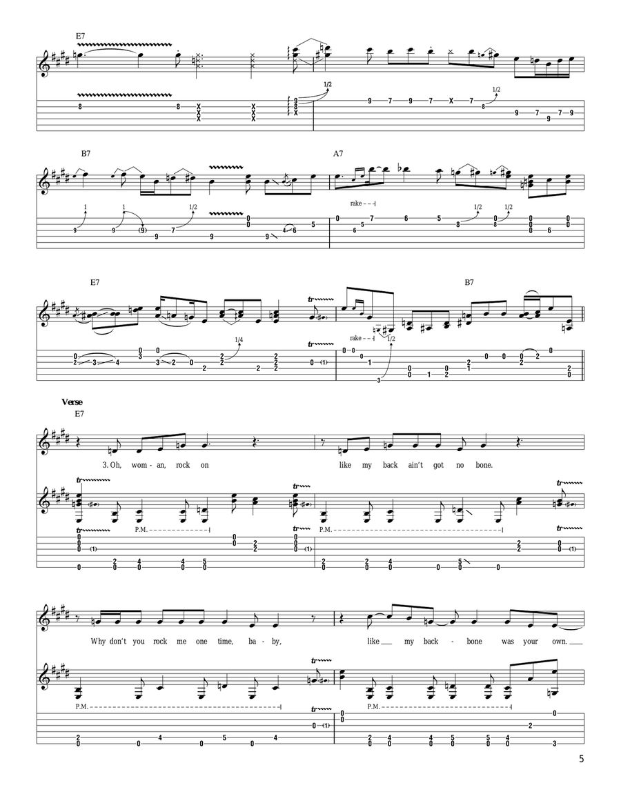 Love Me Like A Man Acoustic Guitar scores gallery preview page 5