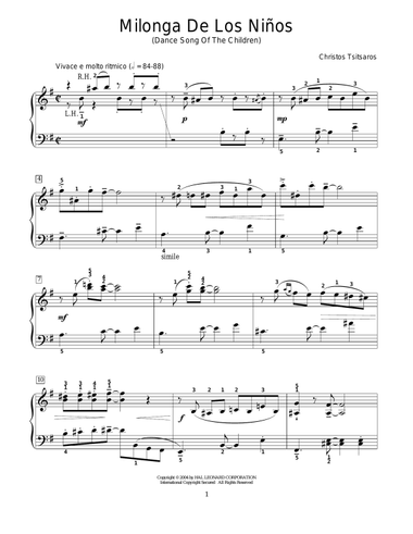 Milonga De Los Ninos (Dance Song Of The Children)