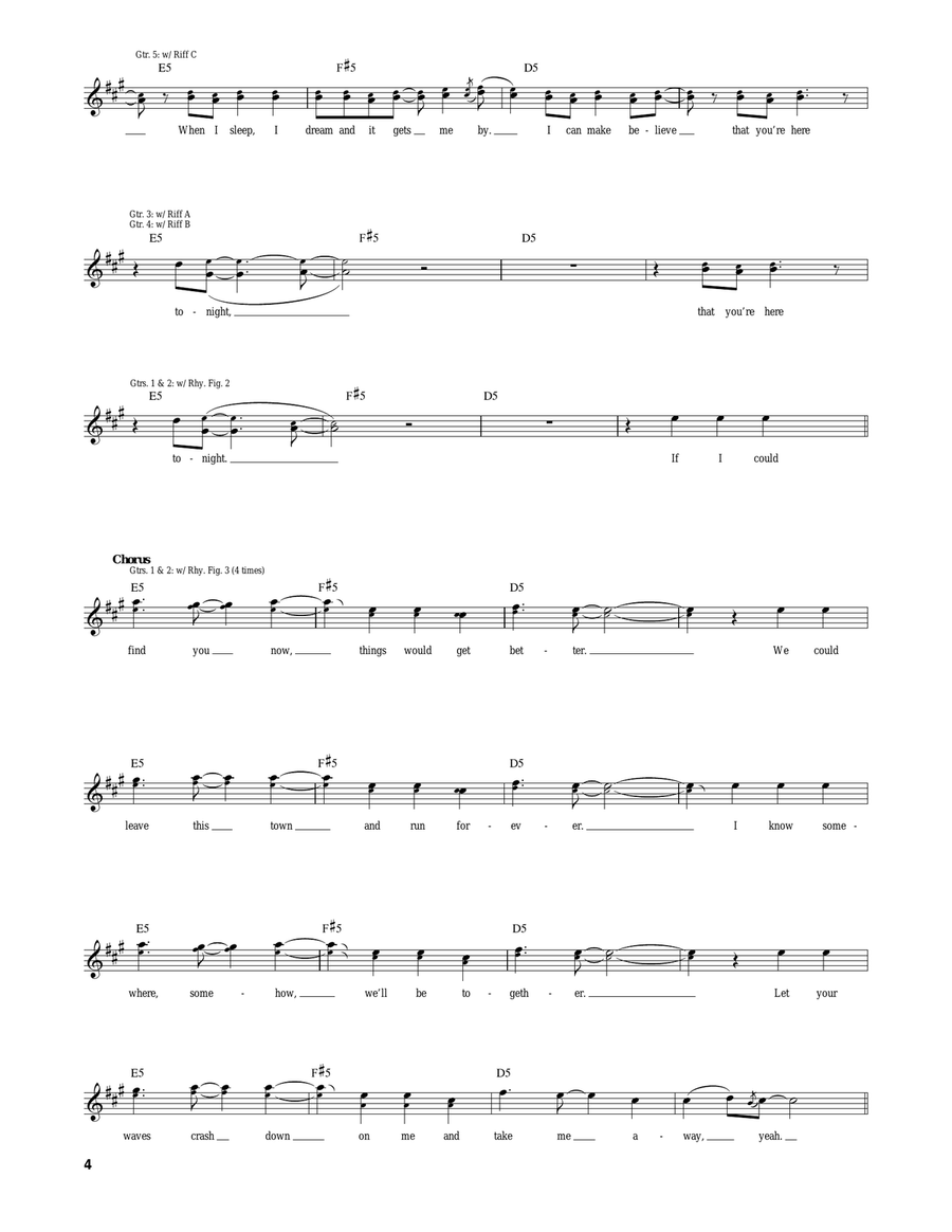 Ocean Avenue Ocean Avenue Acoustic Guitar scores gallery preview page 4