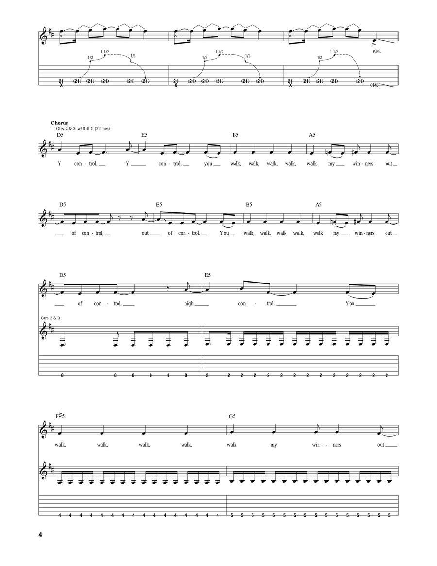 Y Control Y Control Acoustic Guitar scores gallery preview page 4