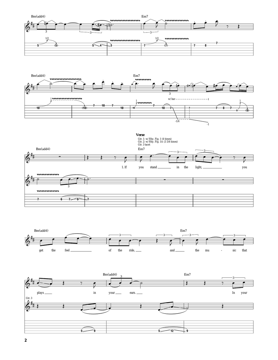 About To Begin About To Begin Electric Guitar scores gallery preview page 2