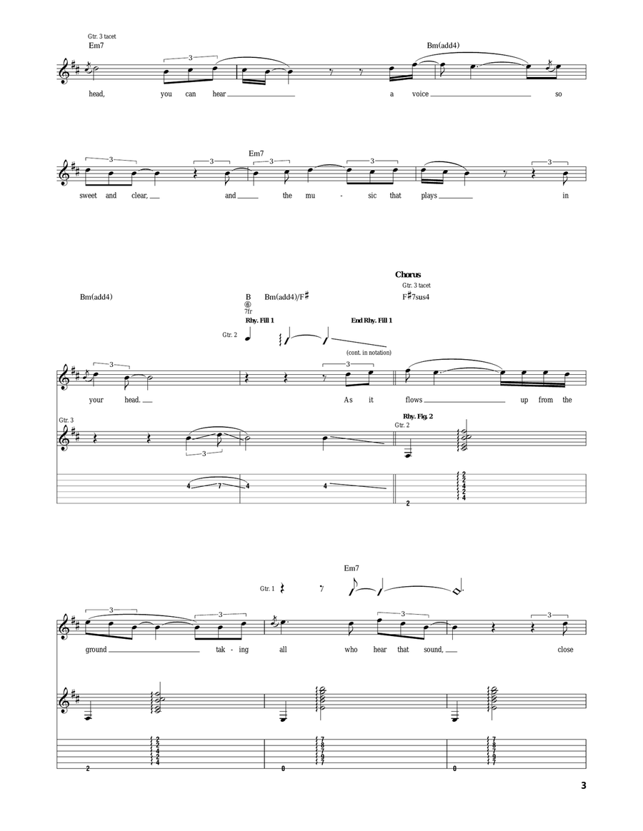About To Begin About To Begin Electric Guitar scores gallery preview page 3