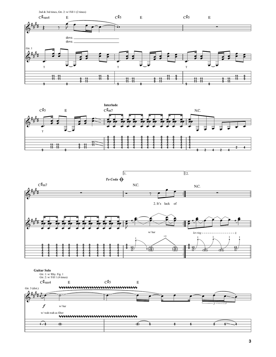 Day Of The Eagle Day Of The Eagle Acoustic Guitar scores gallery preview page 3