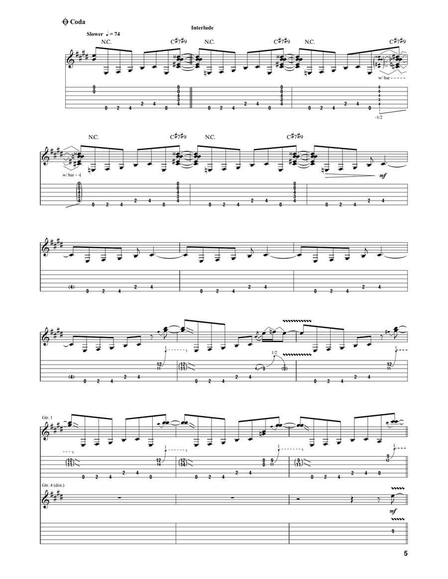 Day Of The Eagle Day Of The Eagle Acoustic Guitar scores gallery preview page 5
