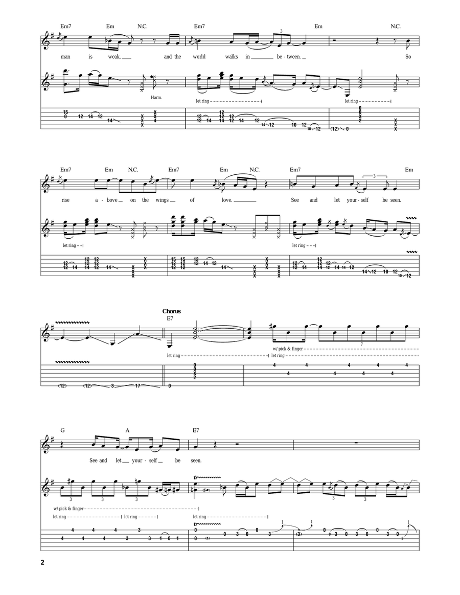 Little Bit Of Sympathy Little Bit Of Sympathy Electric Guitar scores gallery preview page 2
