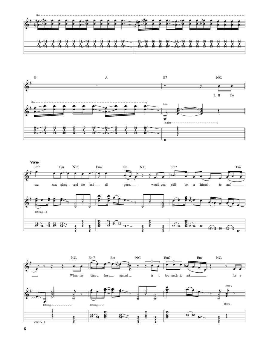 Little Bit Of Sympathy Little Bit Of Sympathy Electric Guitar scores gallery preview page 6