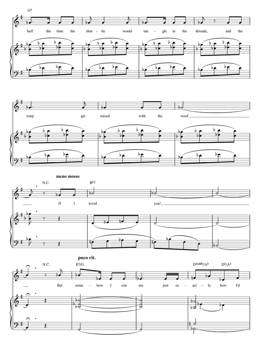 If I Loved You If I Loved You Piano, Vocal, Guitar scores gallery preview page 2