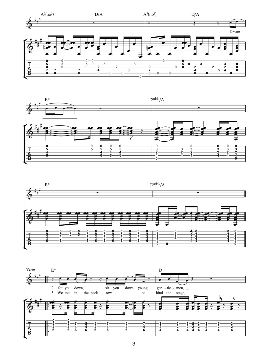 Sun/C79 Sun/C79 Acoustic Guitar scores gallery preview page 3