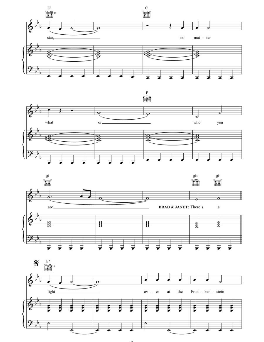 Over At The Frankenstein Place Guitar scores gallery preview page 2