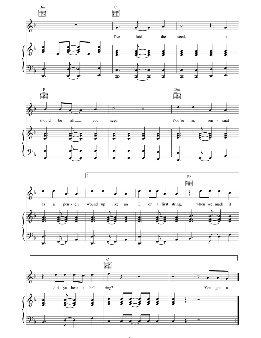 Planet Schmanet Janet Planet Schmanet Janet Guitar scores gallery preview page 3