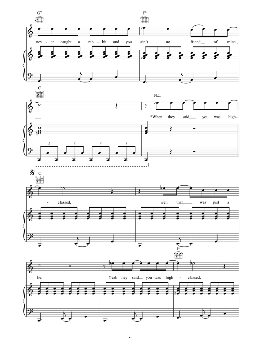 Hound Dog Hound Dog Piano, Vocal, Guitar scores gallery preview page 2