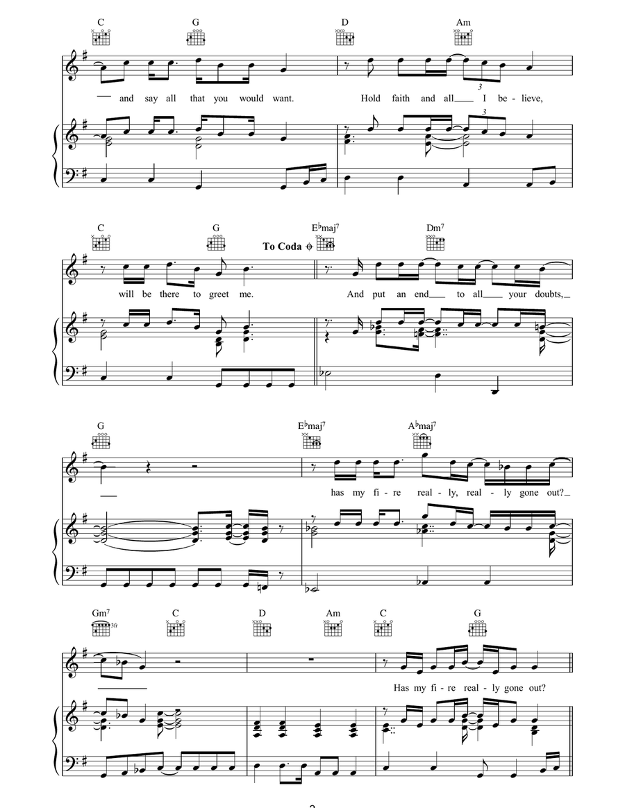 Has My Fire Really Gone Out Acoustic Guitar scores gallery preview page 2