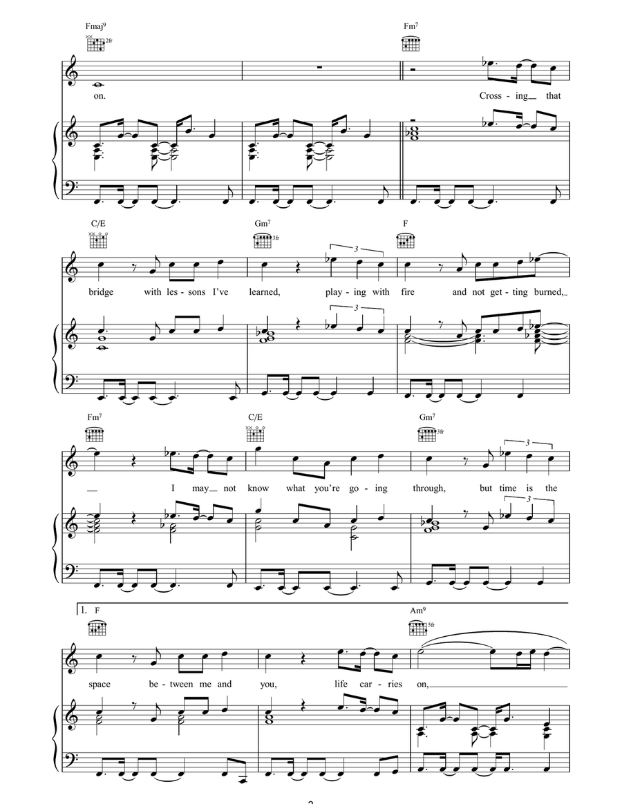 Prayer For The Dying Prayer For The Dying Piano, Vocal, Guitar scores gallery preview page 3