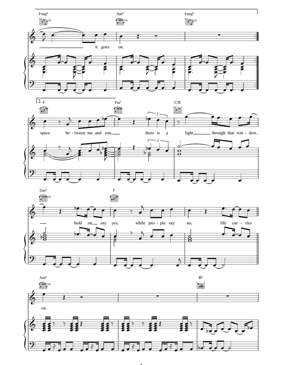 Prayer For The Dying Prayer For The Dying Piano, Vocal, Guitar scores gallery preview page 4