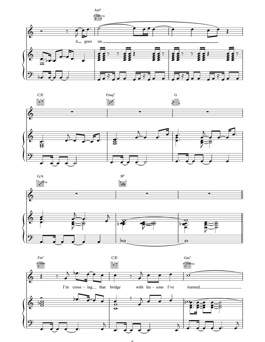 Prayer For The Dying Prayer For The Dying Piano, Vocal, Guitar scores gallery preview page 5
