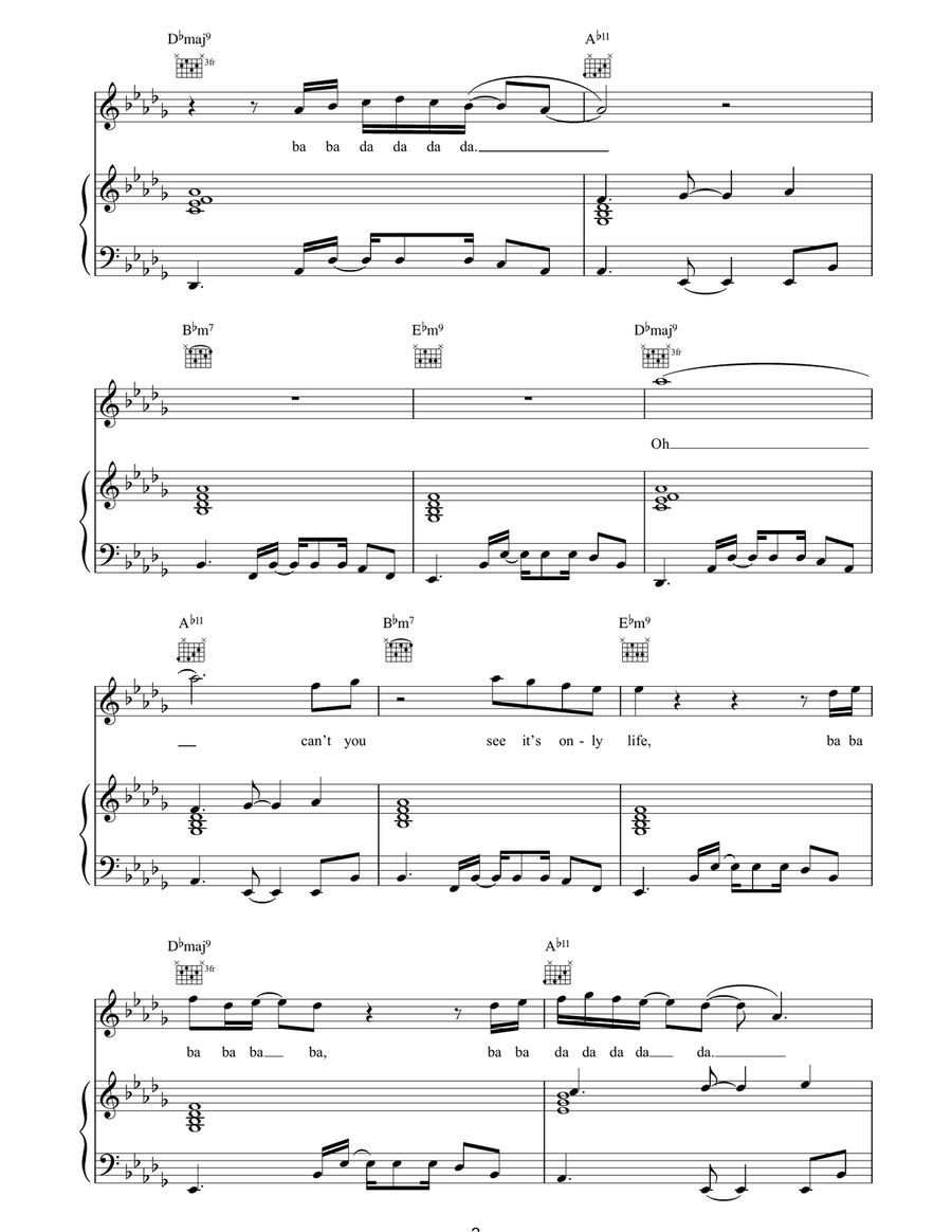 Bring It On (Reprise) Bring It On (Reprise) Piano, Vocal, Guitar scores gallery preview page 2
