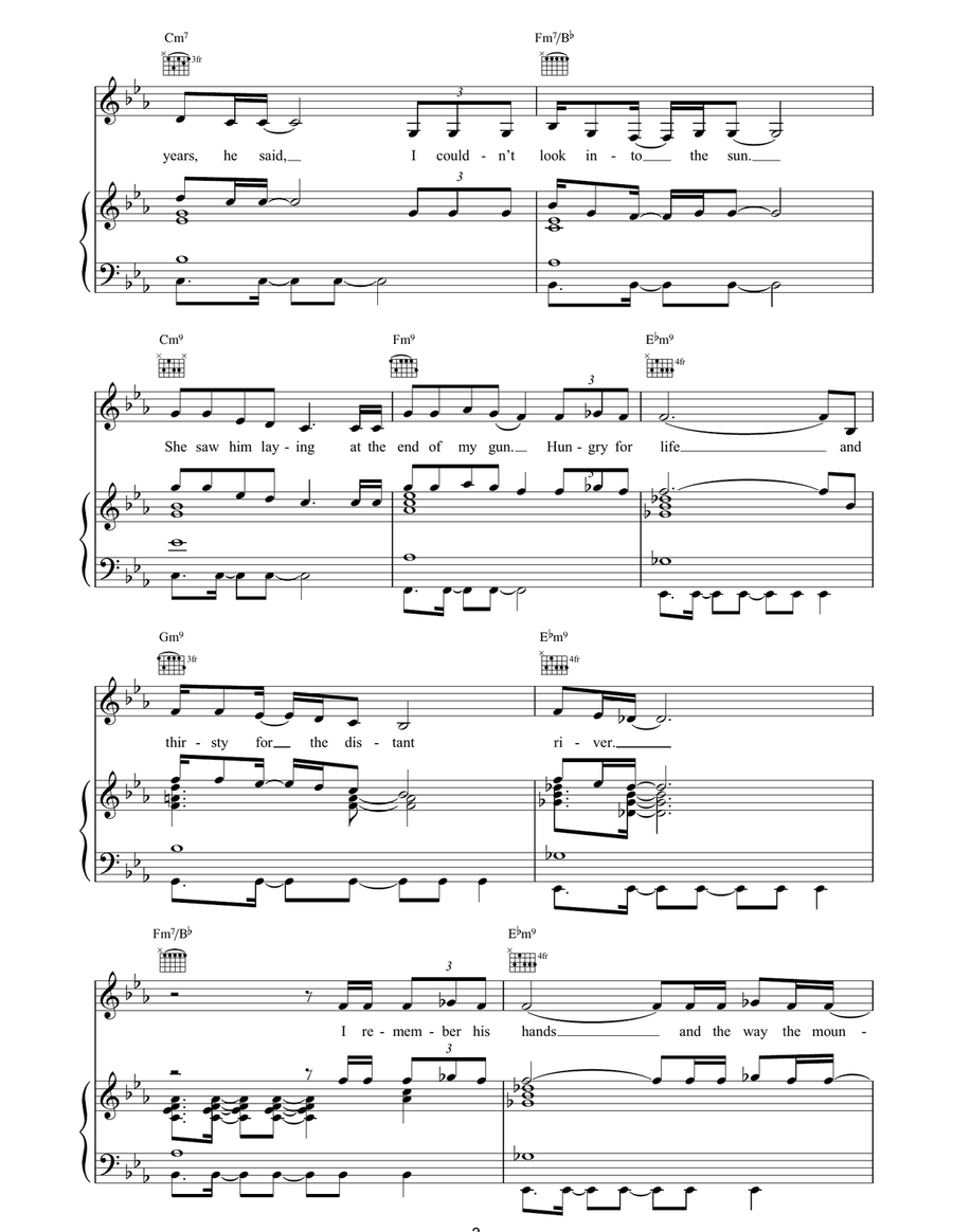 Like A Tattoo Acoustic Guitar scores gallery preview page 3