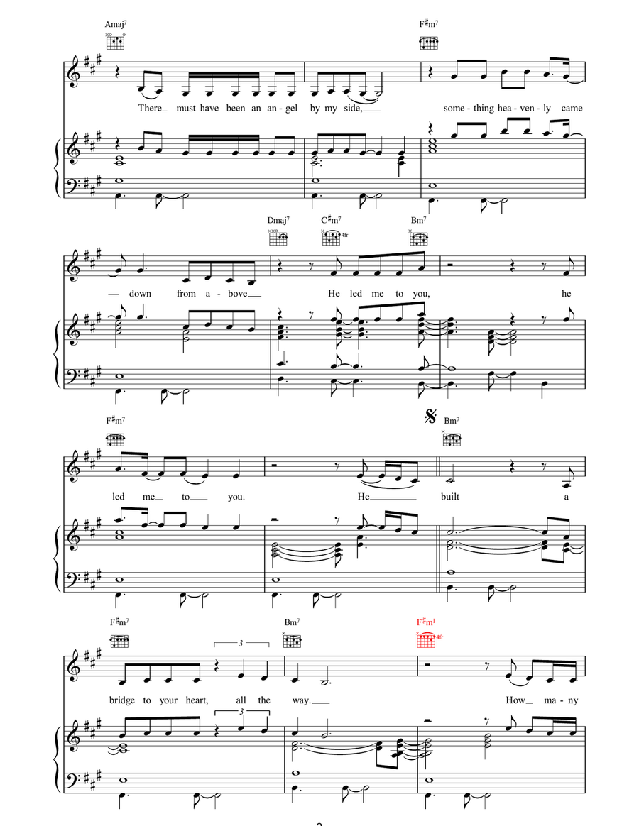 Kiss Of Life Acoustic Guitar scores gallery preview page 2
