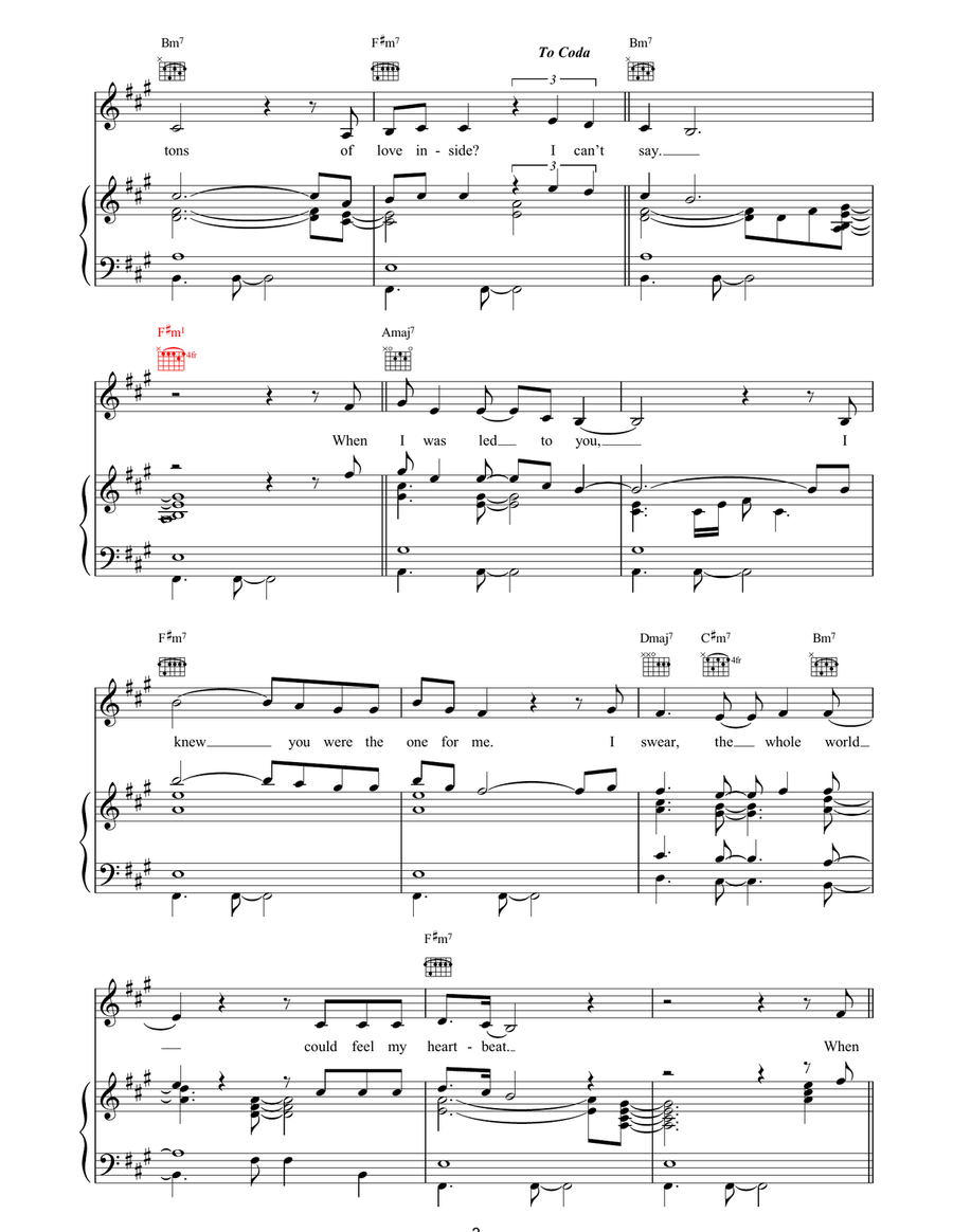Kiss Of Life Acoustic Guitar scores gallery preview page 3