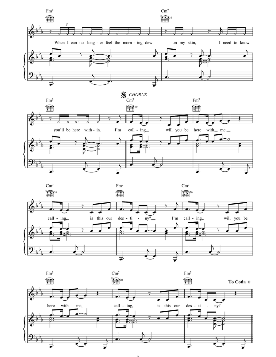 And Finally And Finally Piano, Vocal, Guitar scores gallery preview page 2