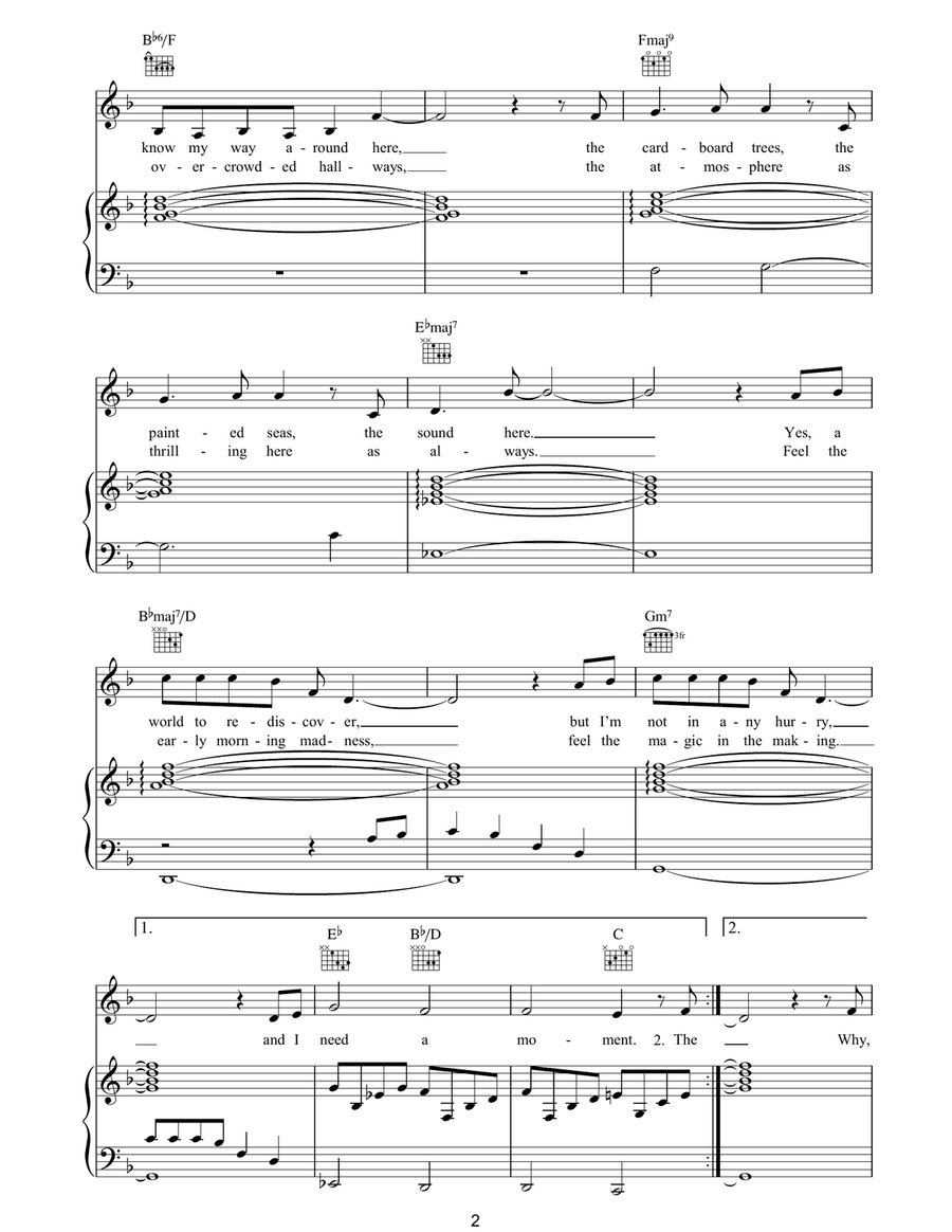 As If We Never Said Goodbye (from Sunset Boulevard) Piano, Vocal, Guitar scores gallery preview page 2