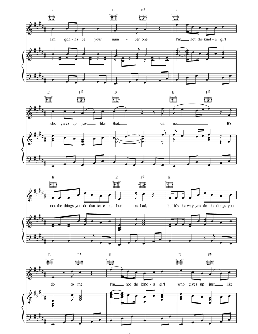 The Tide Is High The Tide Is High Piano, Vocal, Guitar scores gallery preview page 2
