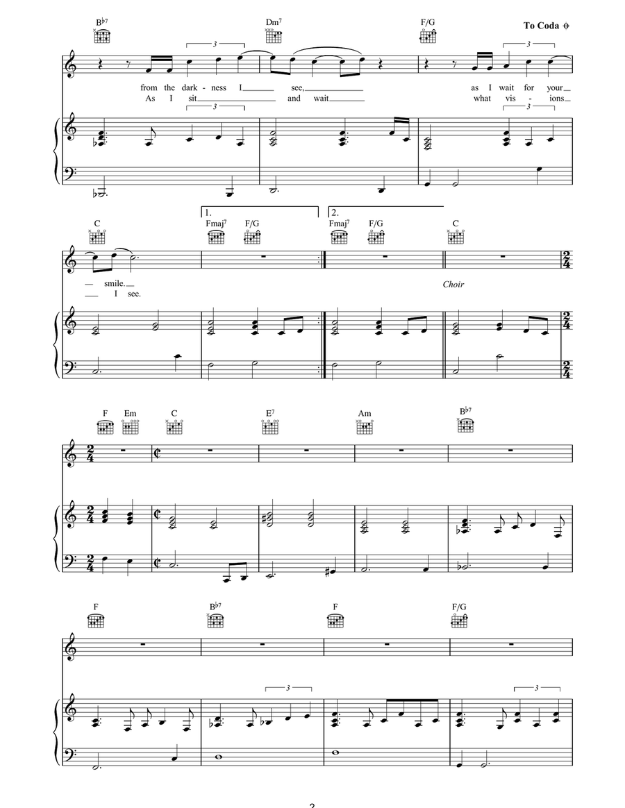 Wings Of Speed Wings Of Speed Piano, Vocal, Guitar scores gallery preview page 2