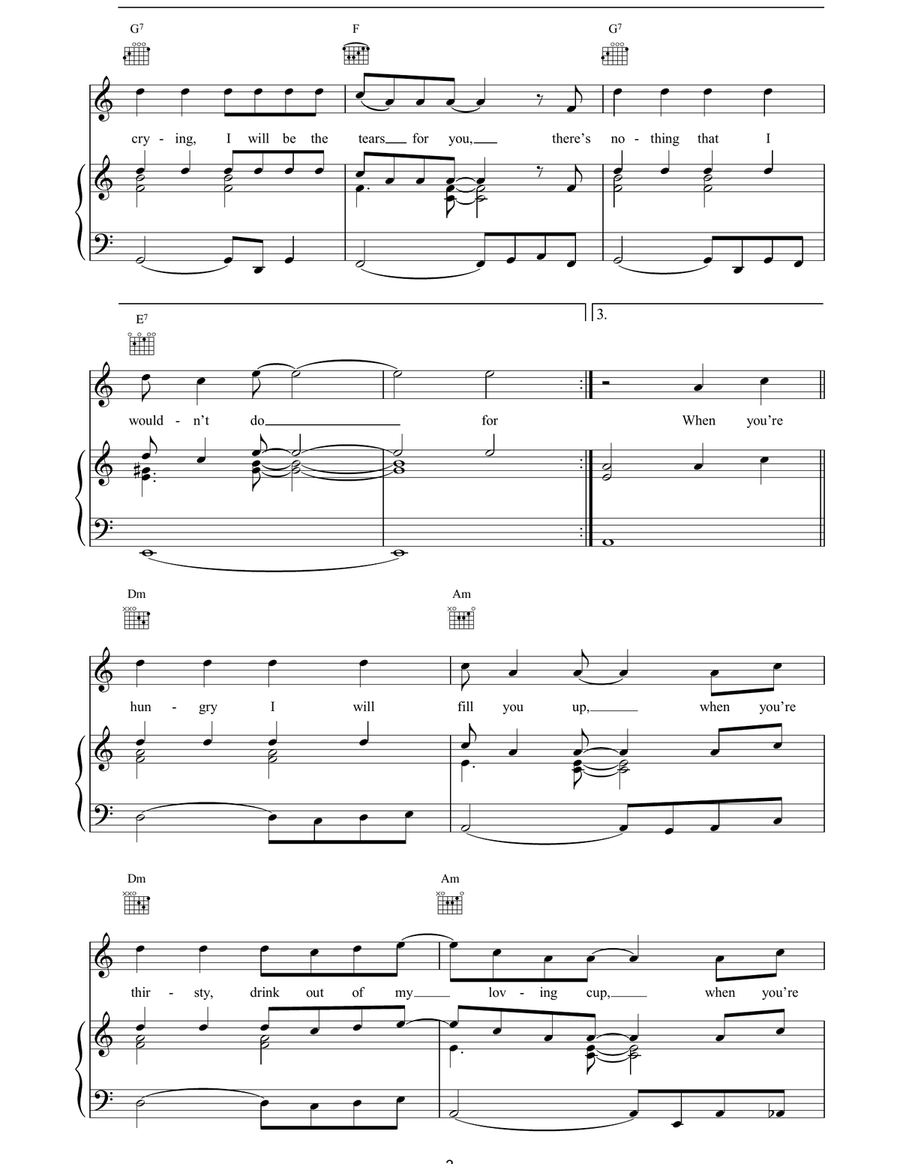 Diamond Ring Diamond Ring Piano, Vocal, Guitar scores gallery preview page 3