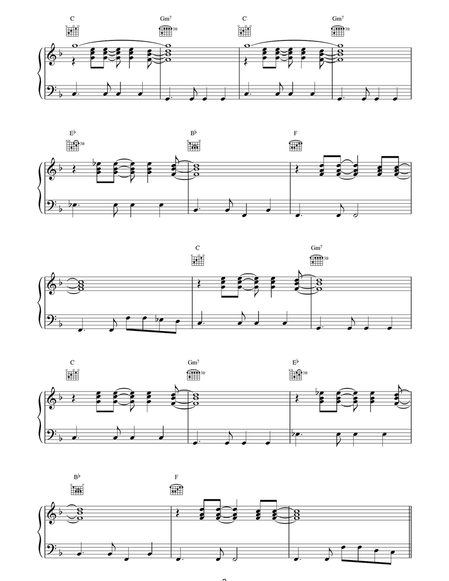 Moonlight And Gold Moonlight And Gold Piano, Vocal, Guitar scores gallery preview page 2