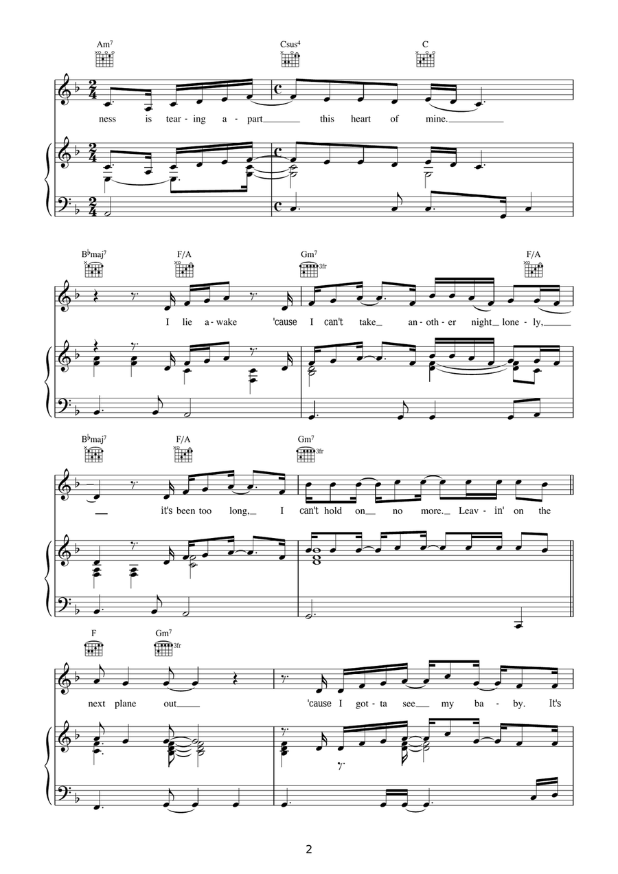 Next Plane Out Next Plane Out Acoustic Guitar scores gallery preview page 2