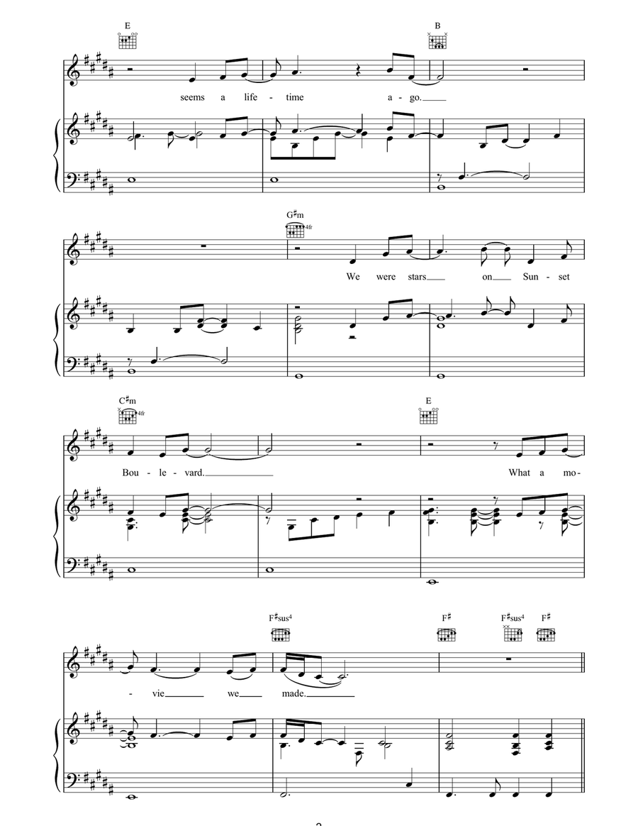 I Remember L.A. Acoustic Guitar scores gallery preview page 2