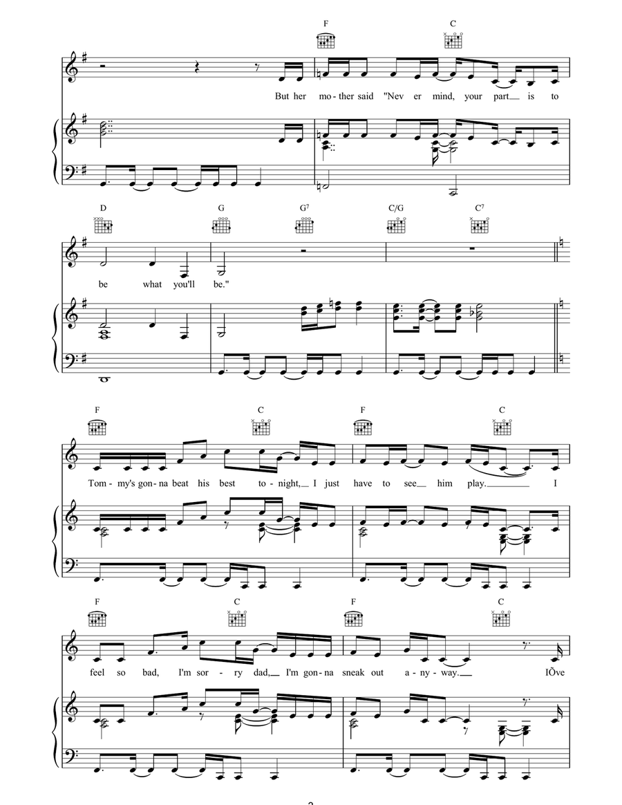 Sally Simpson Sally Simpson Guitar scores gallery preview page 3