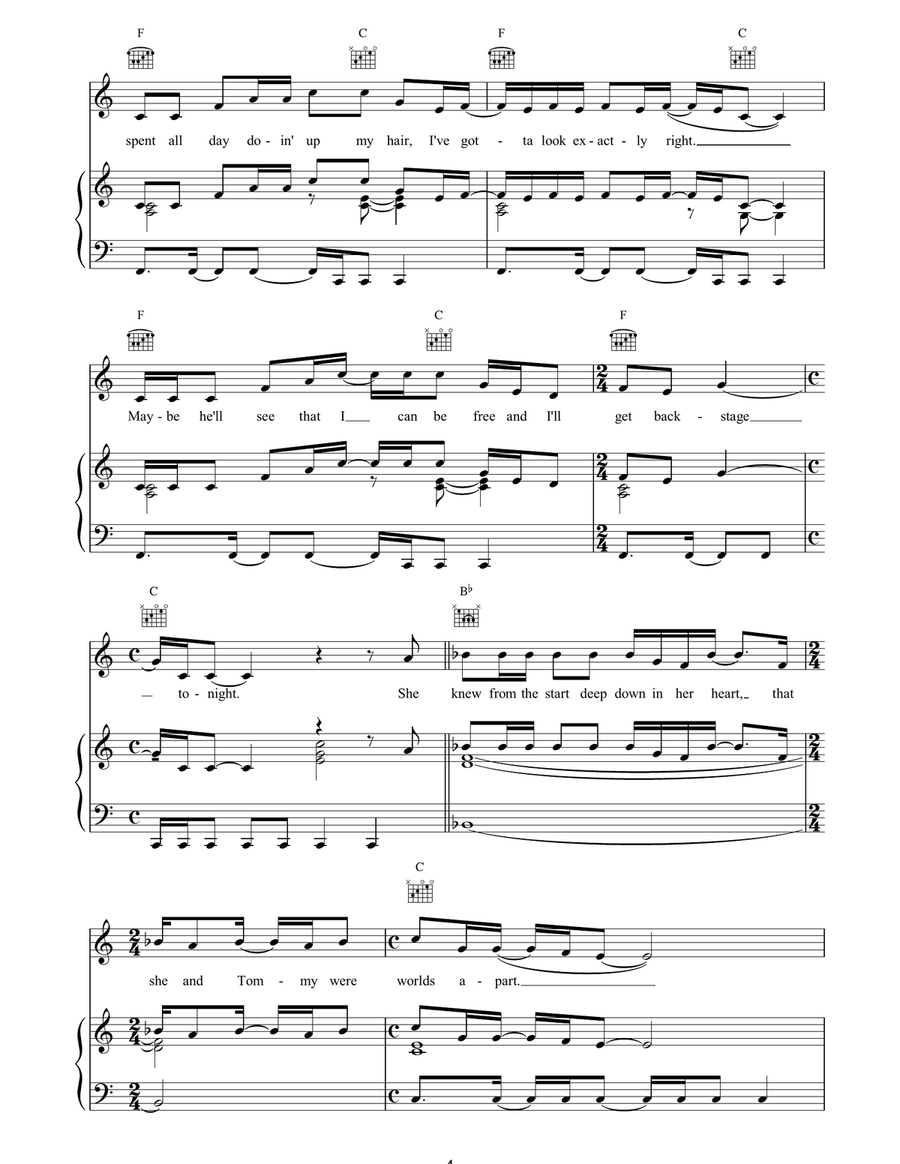 Sally Simpson Sally Simpson Guitar scores gallery preview page 4