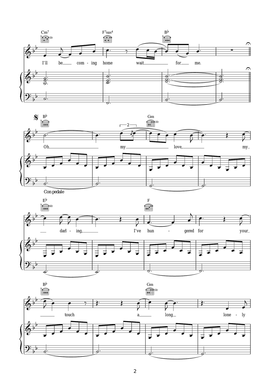 Unchained Melody Unchained Melody Acoustic Guitar scores gallery preview page 2
