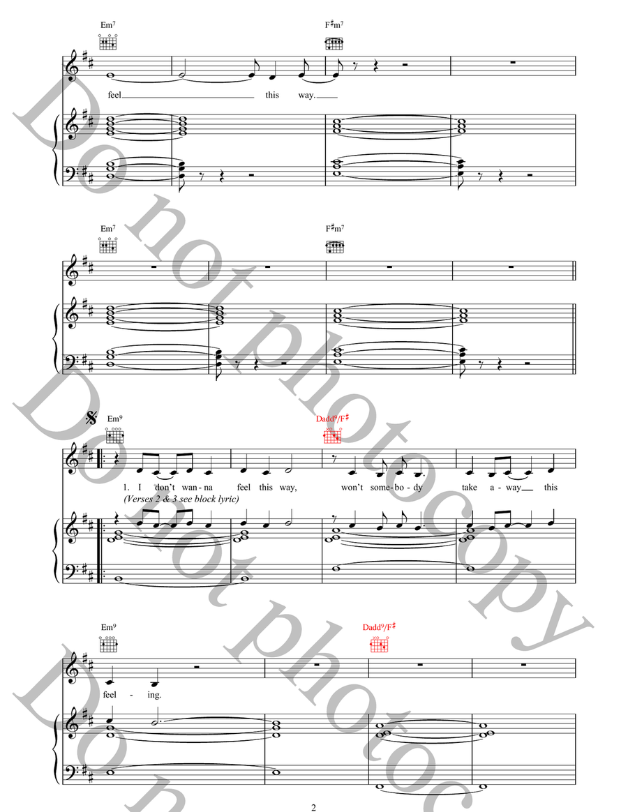 Good Cop Bad Cop Good Cop Bad Cop Piano, Vocal, Guitar scores gallery preview page 2