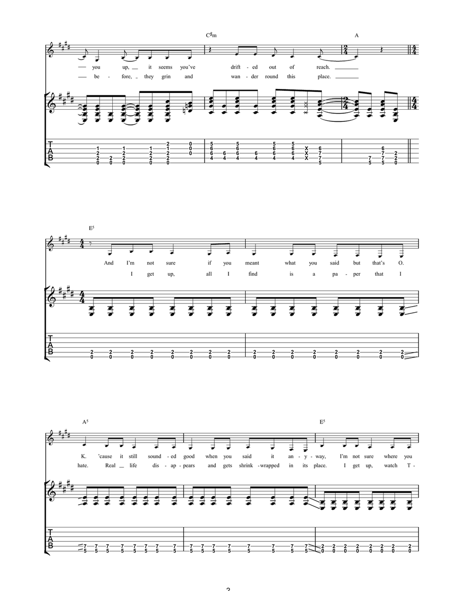 Shrinkwrapped Shrinkwrapped Acoustic Guitar scores gallery preview page 2