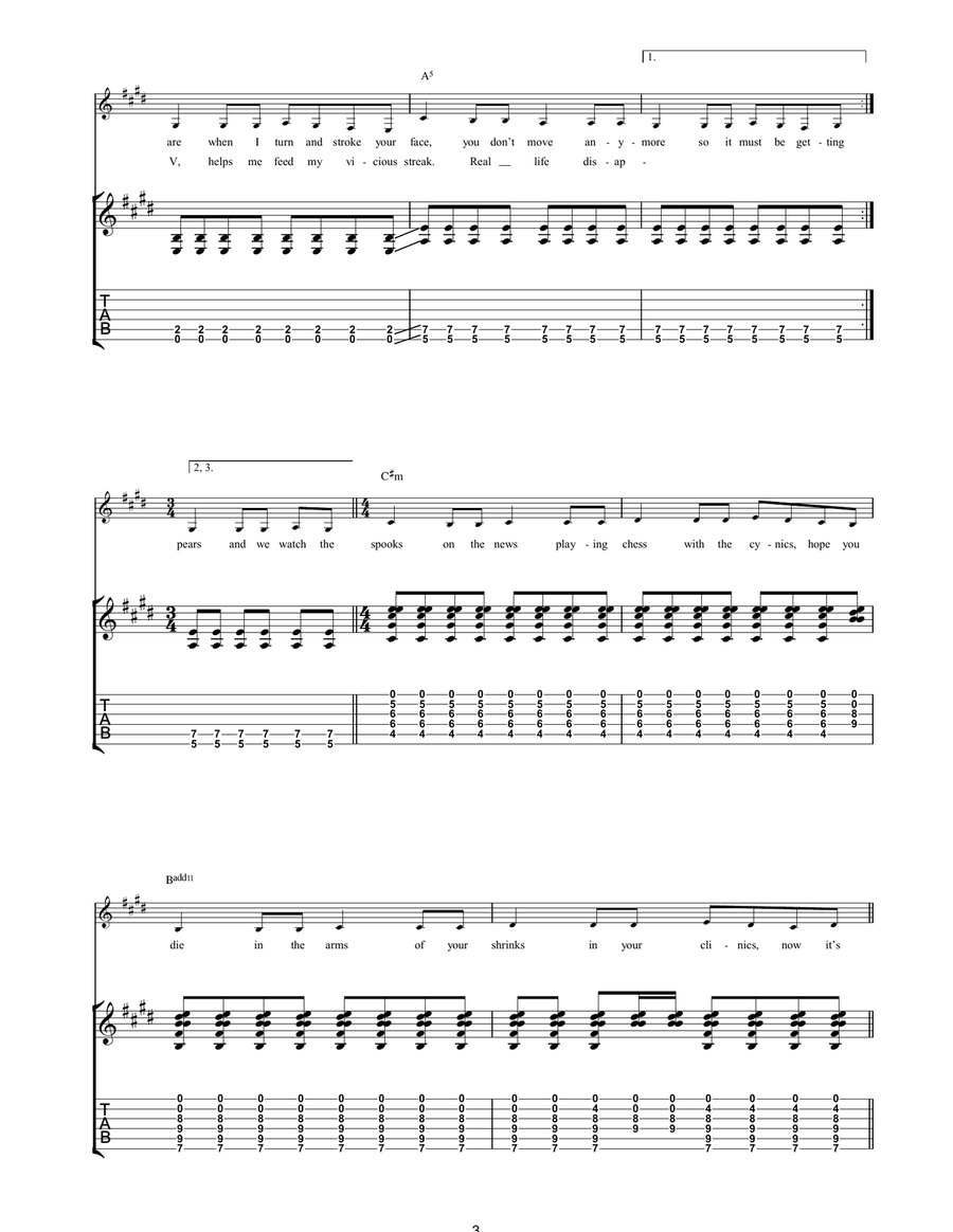 Shrinkwrapped Shrinkwrapped Acoustic Guitar scores gallery preview page 3
