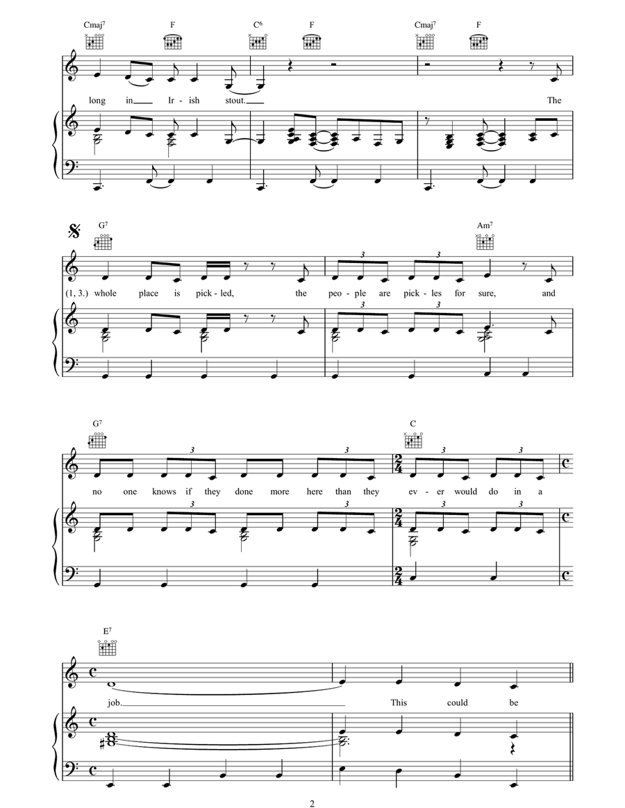 Rotterdam (Or Anywhere) Rotterdam (Or Anywhere) Piano, Vocal, Guitar scores gallery preview page 2