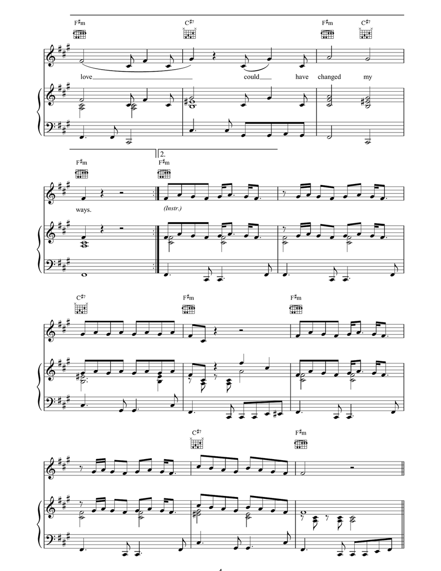 Money Money Piano, Vocal, Guitar scores gallery preview page 4