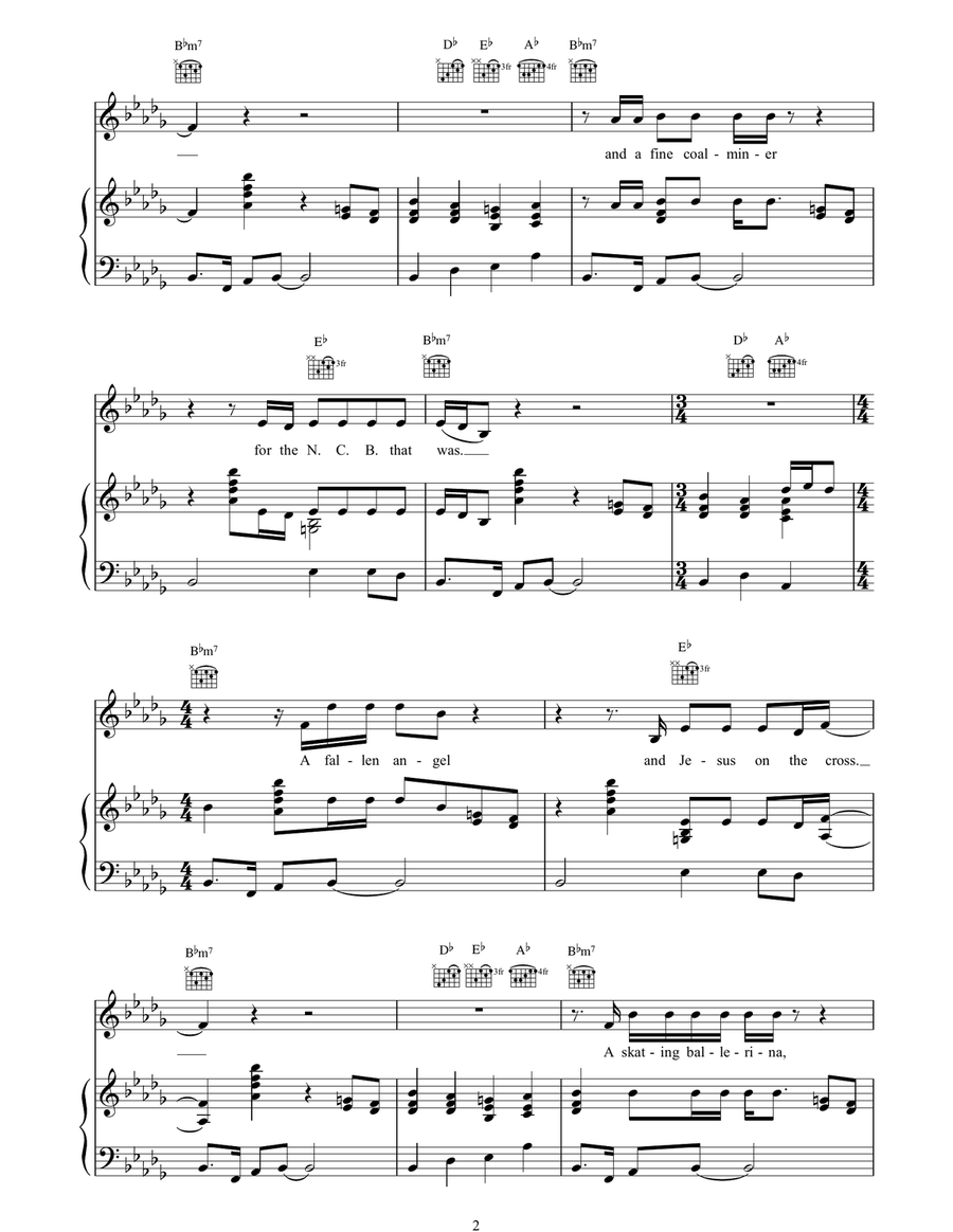 In The Gallery In The Gallery Piano, Vocal, Guitar scores gallery preview page 2