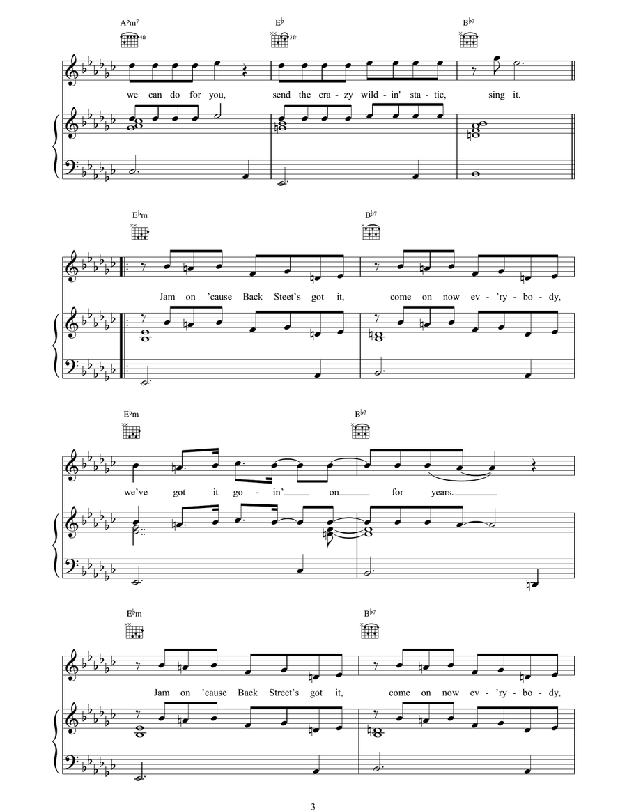 We've Got It Goin' On We've Got It Goin' On Piano, Vocal, Guitar scores gallery preview page 3